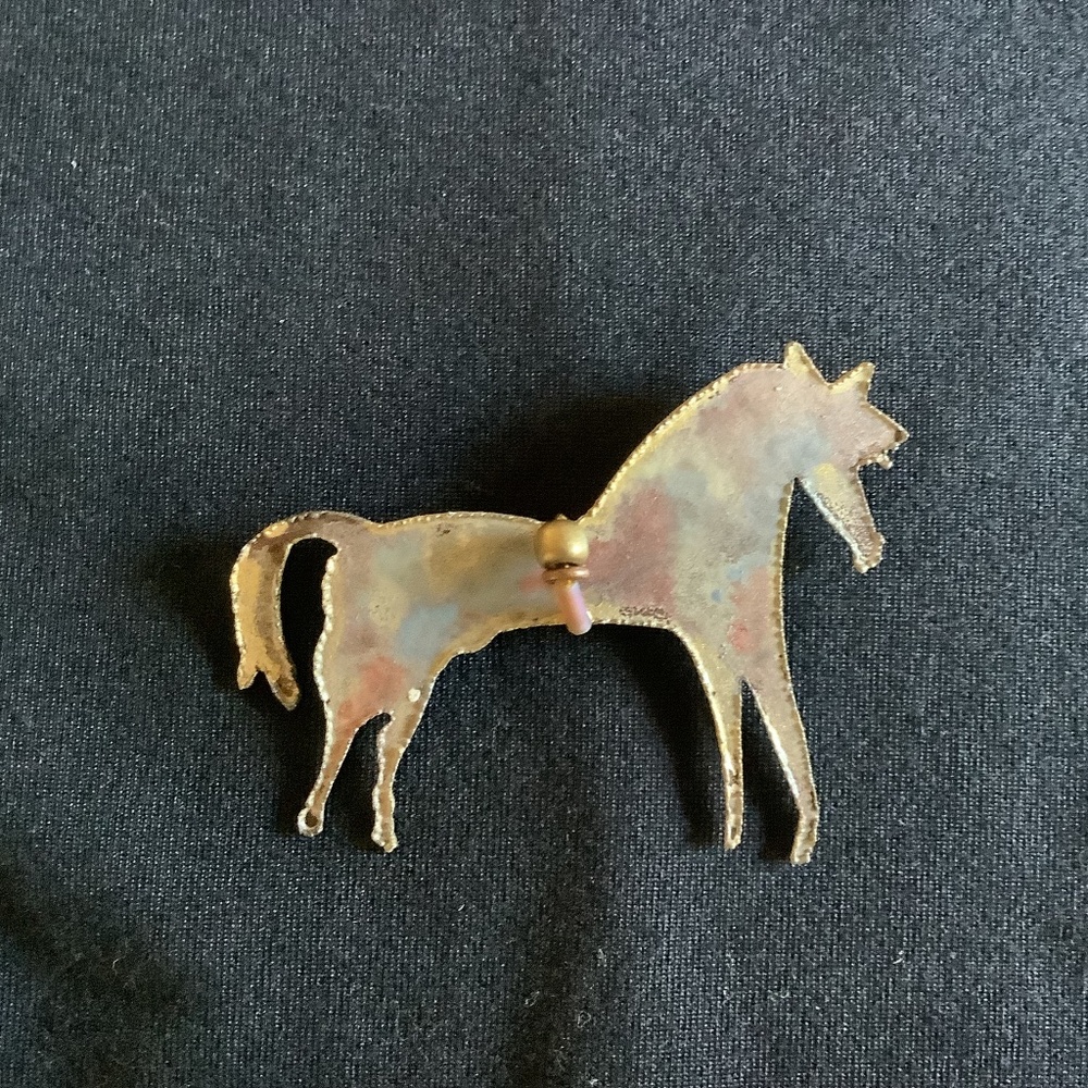 Artisan Crafted Horse Pin/Brooch